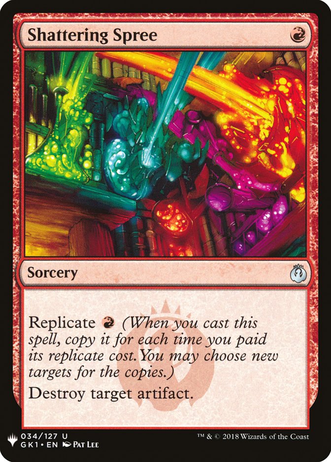 Shattering Spree - The List (PLST)