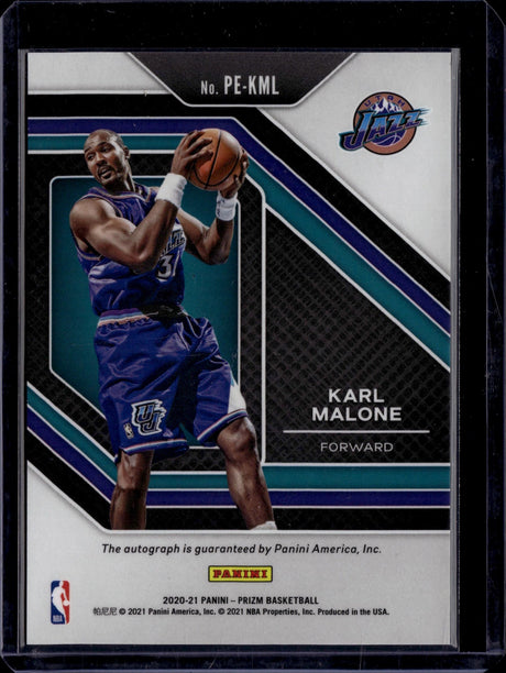 2020-21 Panini Prizm #PE-KML Karl Malone Penmanship