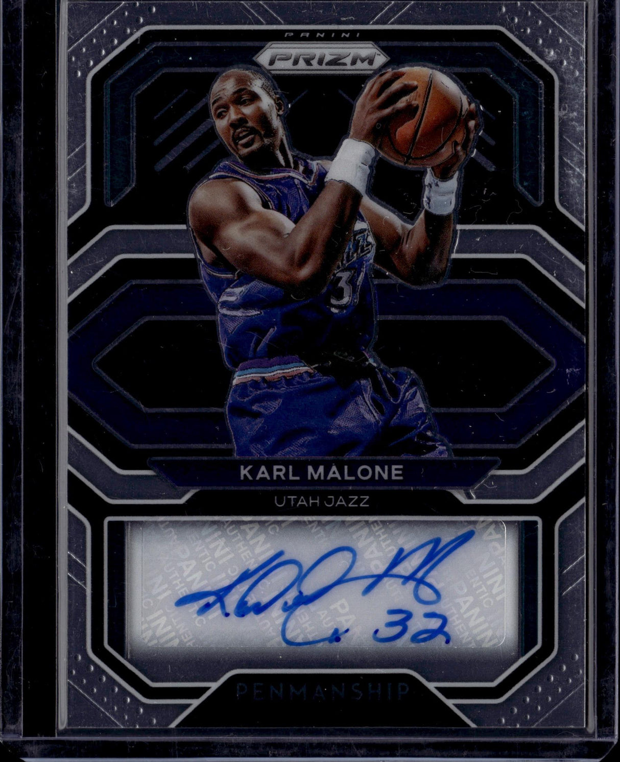 2020-21 Panini Prizm #PE-KML Karl Malone Penmanship