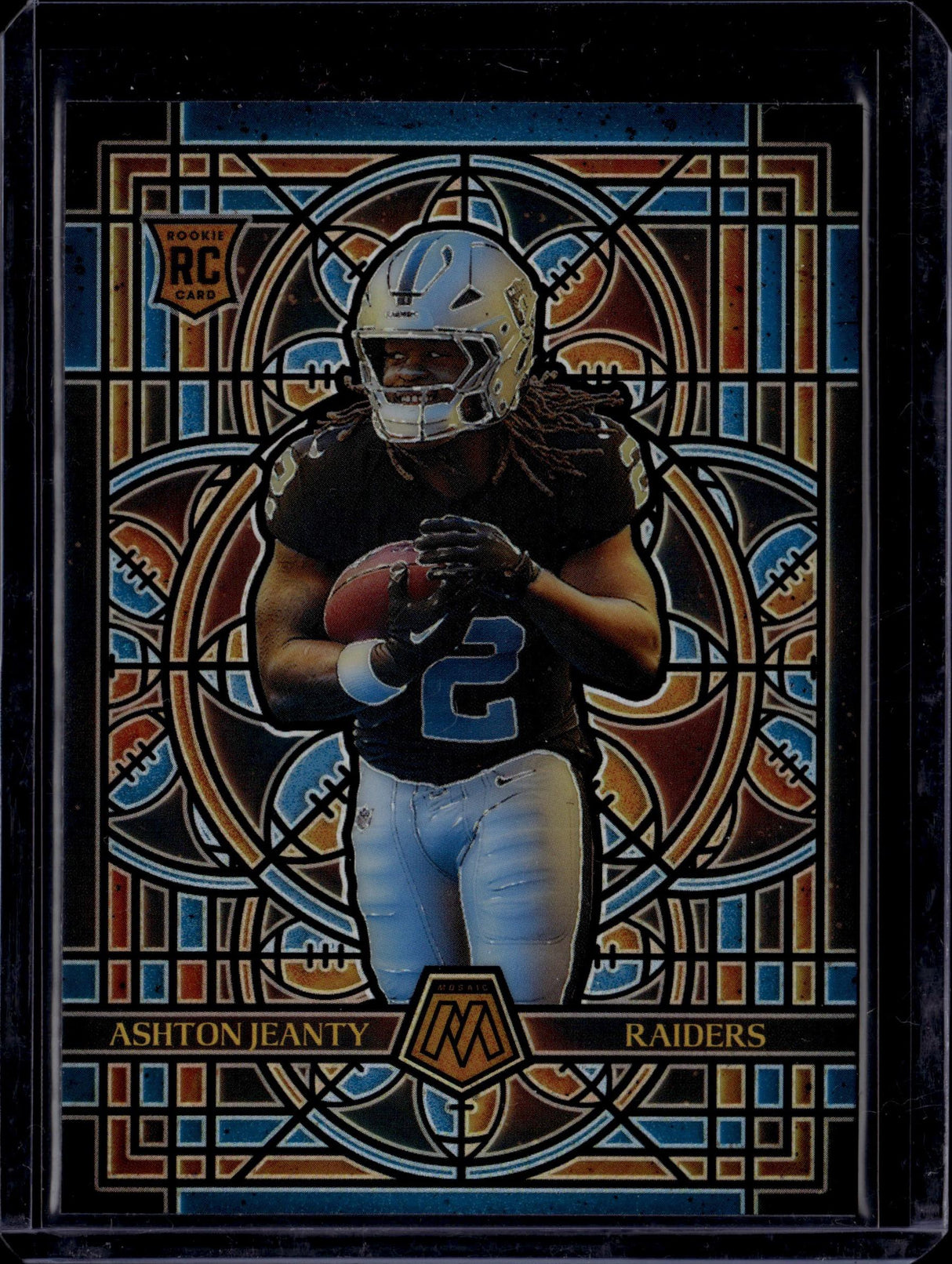 2025 Panini Mosaic #14 Ashton Jeanty Stained Glass