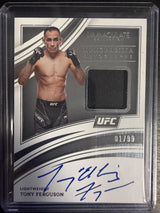 2022 Panini Immaculate UFC Tony Ferguson Memorabilia Auto /99