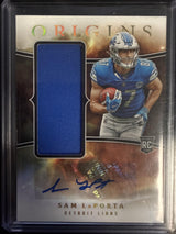 2023 Panini Origins Sam LaPorta Rookie Jumbo Jersey Auto