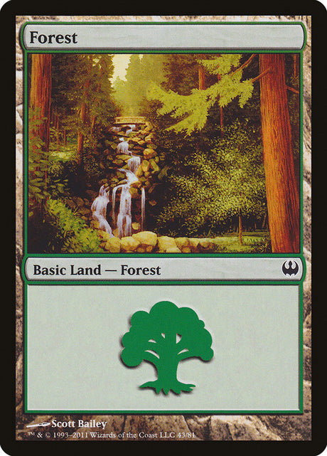 Forest (43) - Duel Decks: Knights vs. Dragons (DDG)