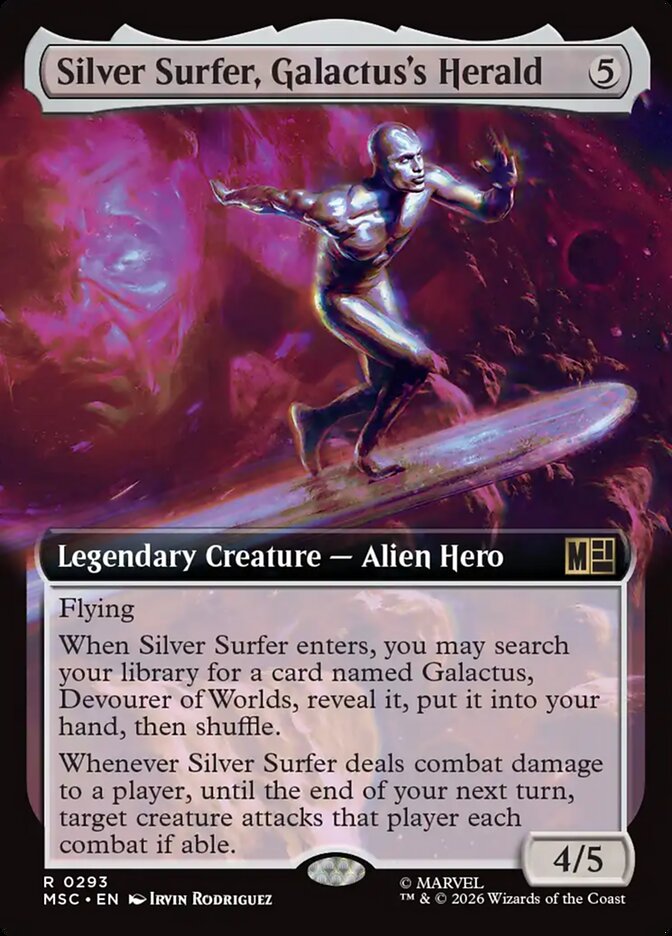Silver Surfer, Galactus's Herald (293) - Marvel Super Heroes Commander (MSC)