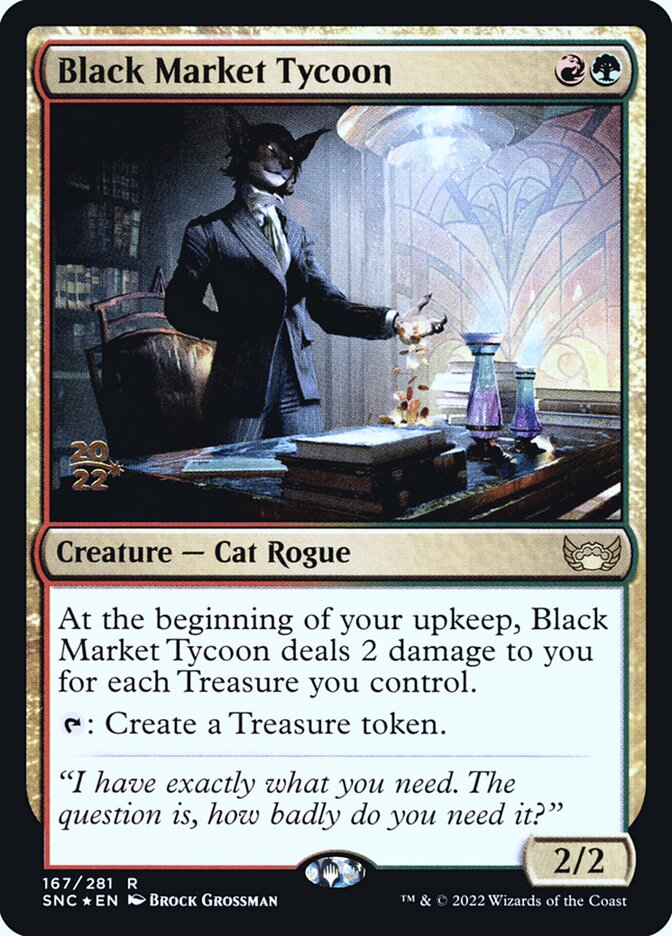 Black Market Tycoon (167s) - Streets of New Capenna Promos (PSNC)