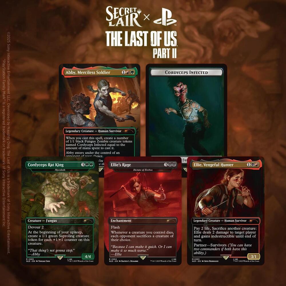 Secret Lair x The Last of Us Part II - Non-Foil Edition - Secret Lair Drop Series (SLD)