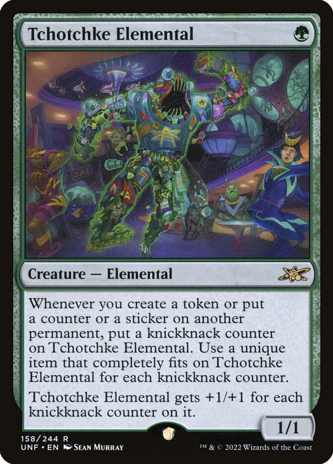 Tchotchke Elemental (158) - Unfinity (UNF)