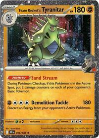 Team Rocket's Tyranitar - 096/182 (Cosmos Holo) (96) - Miscellaneous Cards & Products (MCAP)