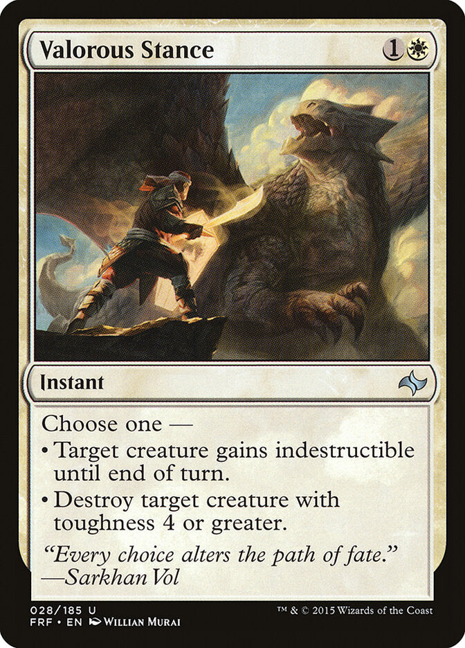 Valorous Stance (28) - Fate Reforged (FRF)