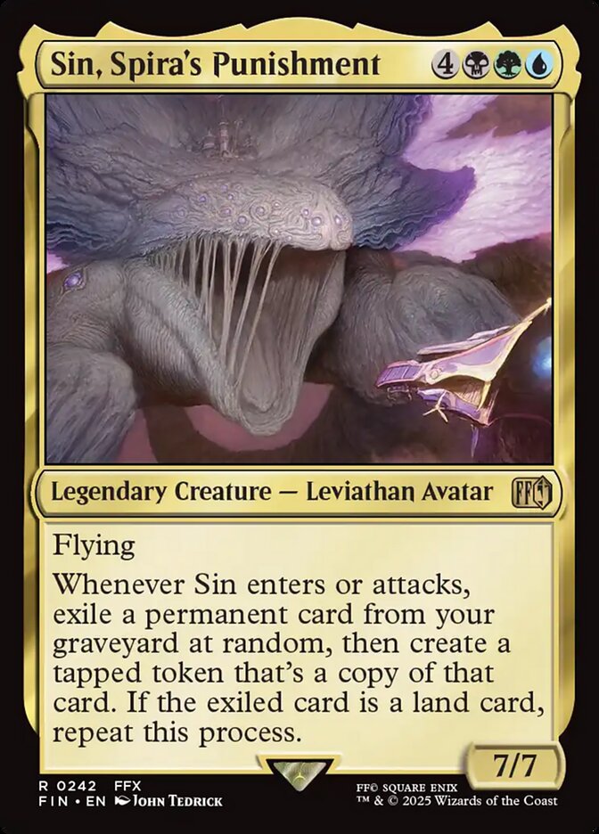 Sin, Spira's Punishment (242) - [Foil] Final Fantasy (FIN)