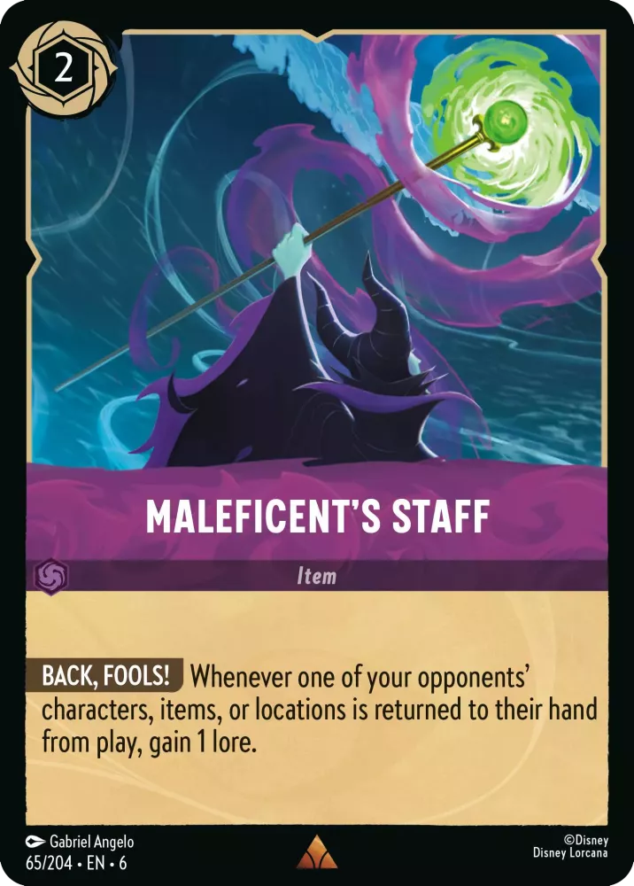 Maleficent's Staff - [Foil] Azurite Sea (6)