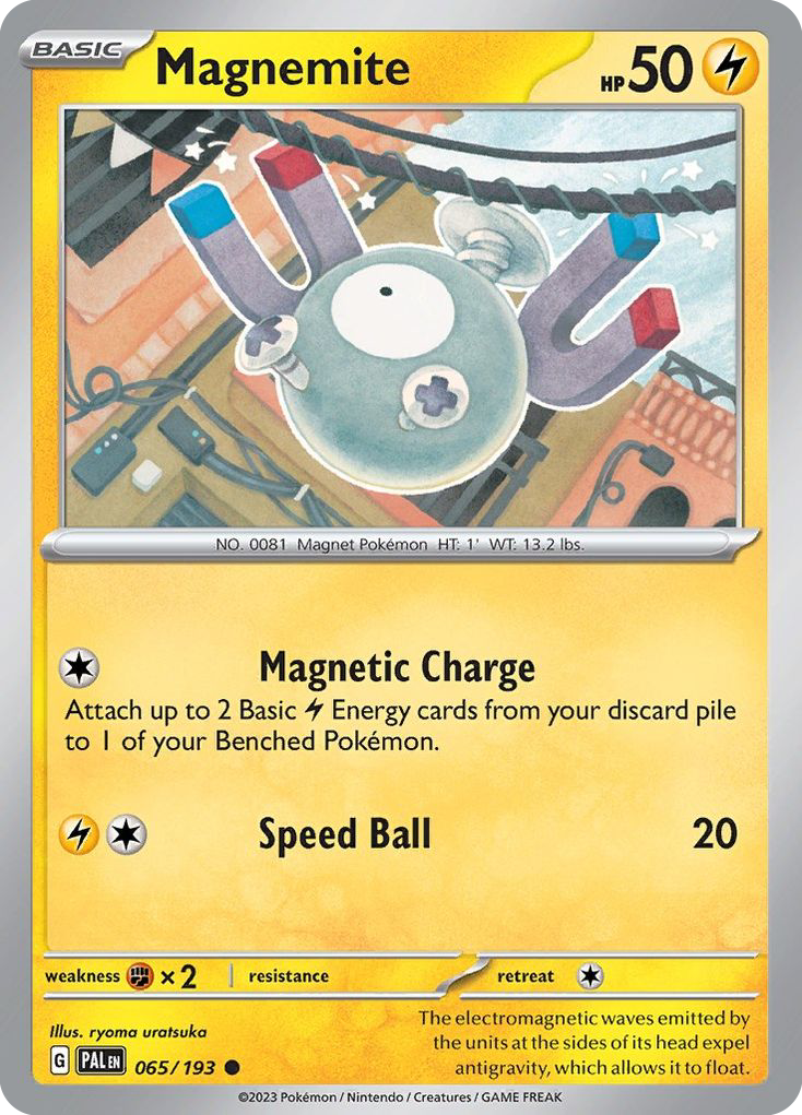 Magnemite (65/193) - [Reverse Holo] Paldea Evolved (PAL)