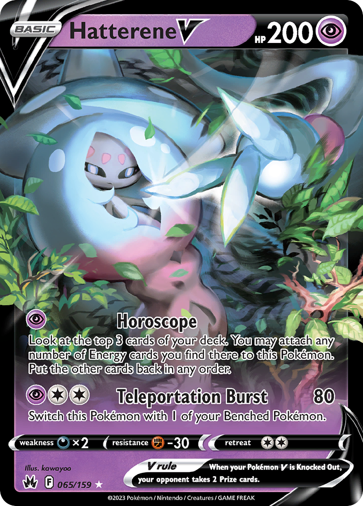 Hatterene V (65/159) - [Holo Foil] Crown Zenith (CRZ)