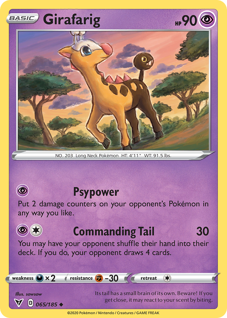 Girafarig (65/185) - Vivid Voltage (VIV)