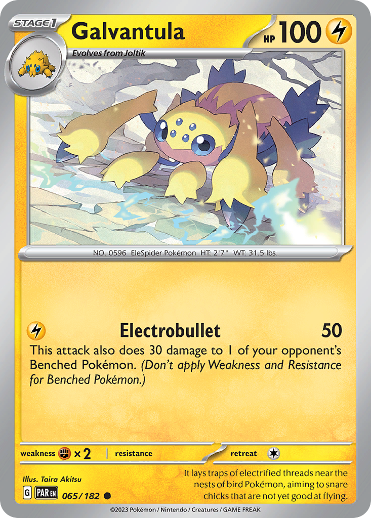 Galvantula (65/182) - [Reverse Holo] Paradox Rift (PAR)