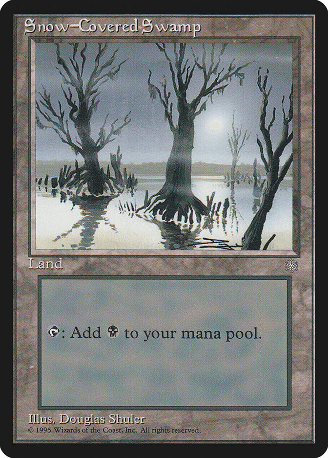 Snow-Covered Swamp (372) - Ice Age (ICE)