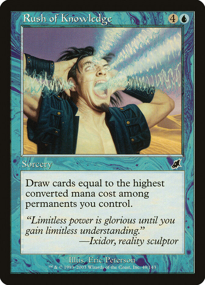 Rush of Knowledge (49) - Scourge (SCG)