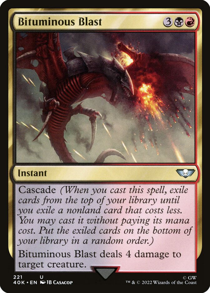 Bituminous Blast (221) - Warhammer 40,000 Commander (40K)
