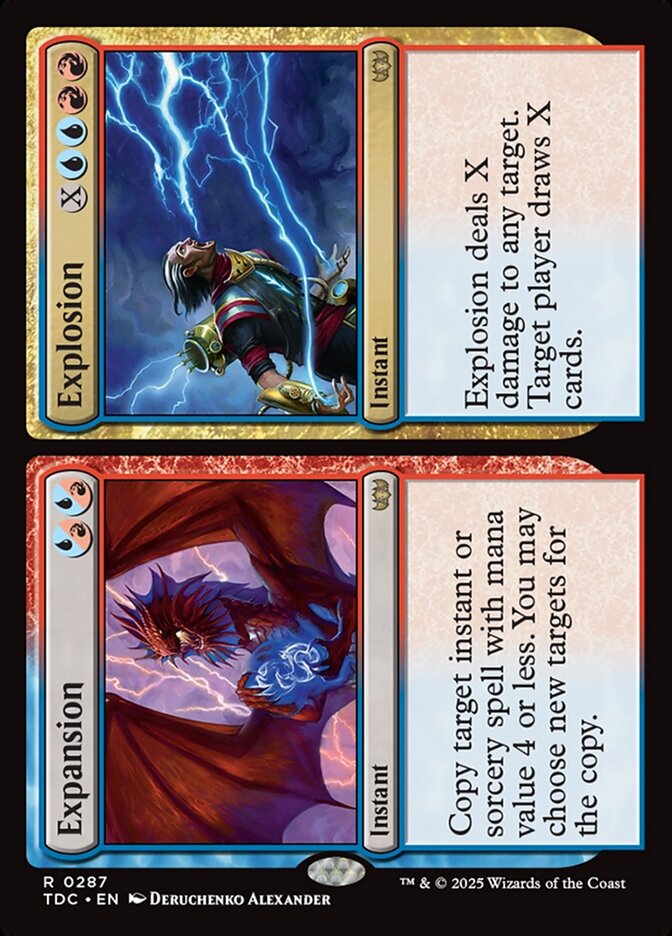 Expansion // Explosion (287) - Tarkir: Dragonstorm Commander (TDC)