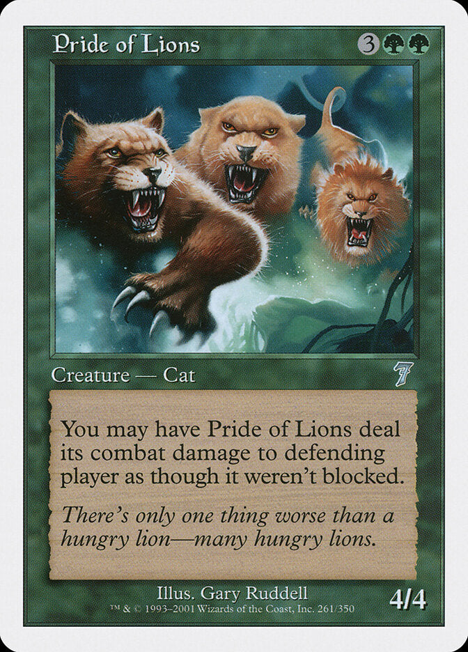 Pride of Lions (261) - Seventh Edition (7ED)