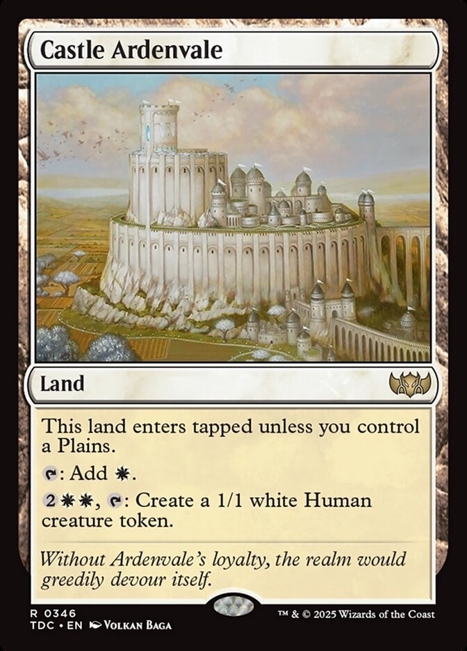 Castle Ardenvale (346) - Tarkir: Dragonstorm Commander (TDC)