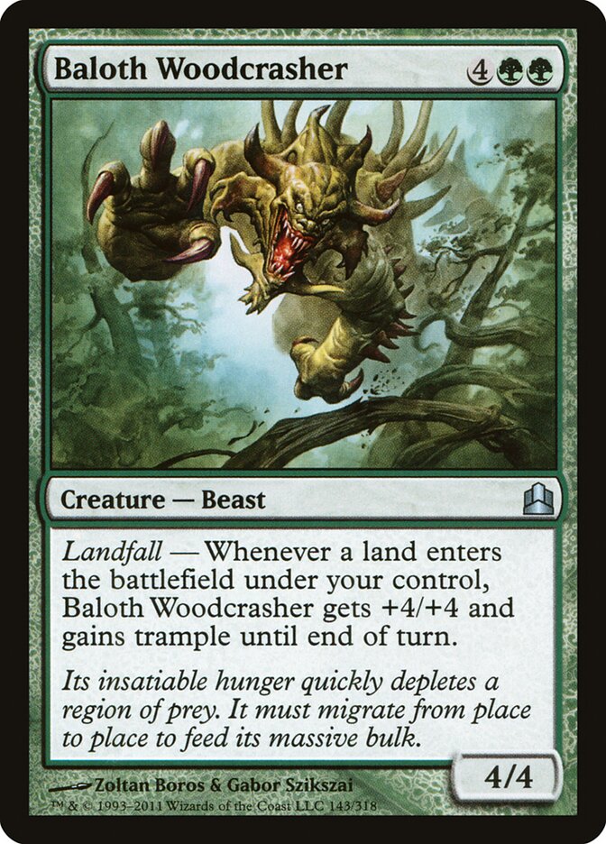 Baloth Woodcrasher (143) - Commander 2011 (CMD)