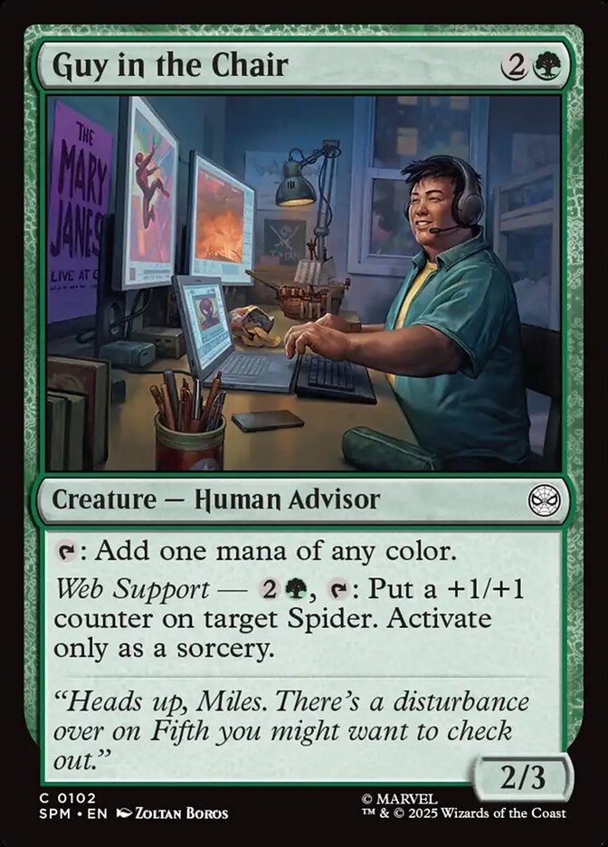 Guy in the Chair (102) - [Foil] Marvel's Spider-Man (SPM)