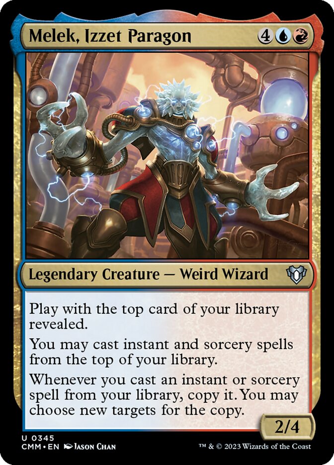 Melek, Izzet Paragon (345) - Commander Masters (CMM)