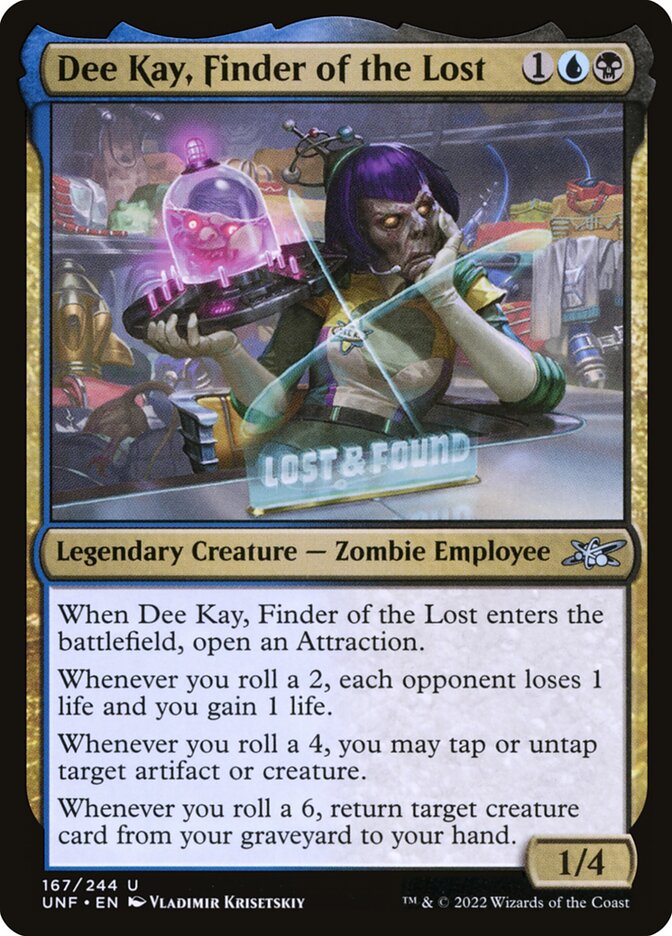 Dee Kay, Finder of the Lost (167) - Unfinity (UNF)