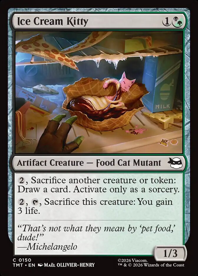 Ice Cream Kitty (150) - Teenage Mutant Ninja Turtles (TMT)