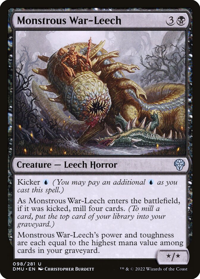 Monstrous War-Leech (98) - Dominaria United (DMU)