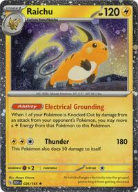 Raichu 026/165 (Cosmos Holo) (26) - Miscellaneous Cards & Products (MCAP)
