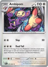 Ambipom (79) - ME02: Phantasmal Flames (PFL)
