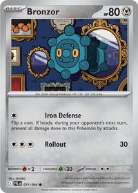 Bronzor (71) - ME02: Phantasmal Flames (PFL)