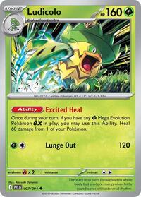 Ludicolo (7) - ME02: Phantasmal Flames (PFL)