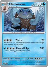 Mamoswine (25) - ME02: Phantasmal Flames (PFL)