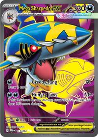 Mega Sharpedo ex (113) - ME02: Phantasmal Flames (PFL)