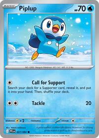 Piplup (27) - ME02: Phantasmal Flames (PFL)