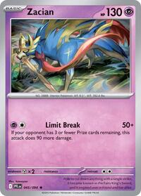 Zacian (45) - ME02: Phantasmal Flames (PFL)