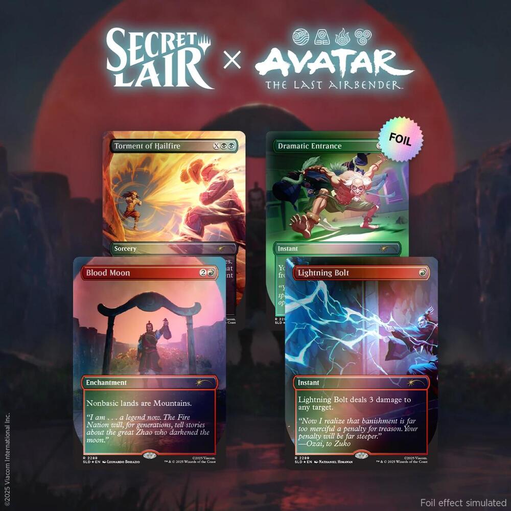 Secret Lair x Avatar: The Last Airbender: Everything Changed - Rainbow Foil Edition - Secret Lair Drop Series