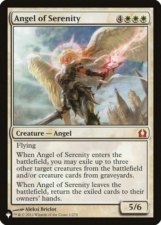 Angel of Serenity - [Foil] The List (PLST)