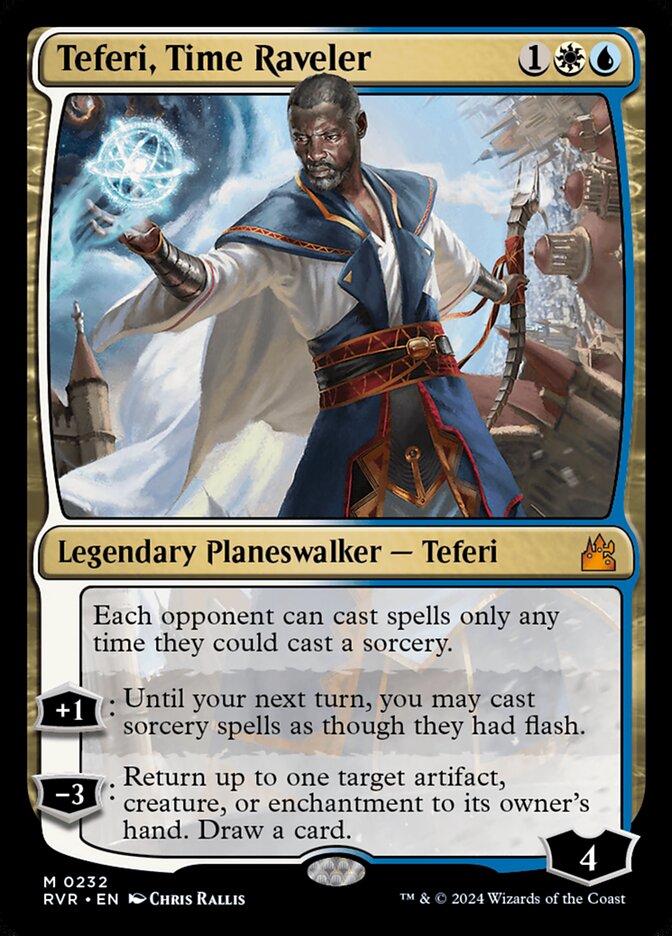 Teferi, Time Raveler (232) - Ravnica Remastered (RVR)