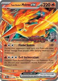 Team Rocket's Moltres ex - 31/182 (Destined Rivals Stamp) (31) - Miscellaneous Cards & Products (MCAP)