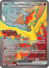 Team Rocket's Moltres ex - 208/182 (Destined Rivals Stamp) (208) - Miscellaneous Cards & Products (MCAP)