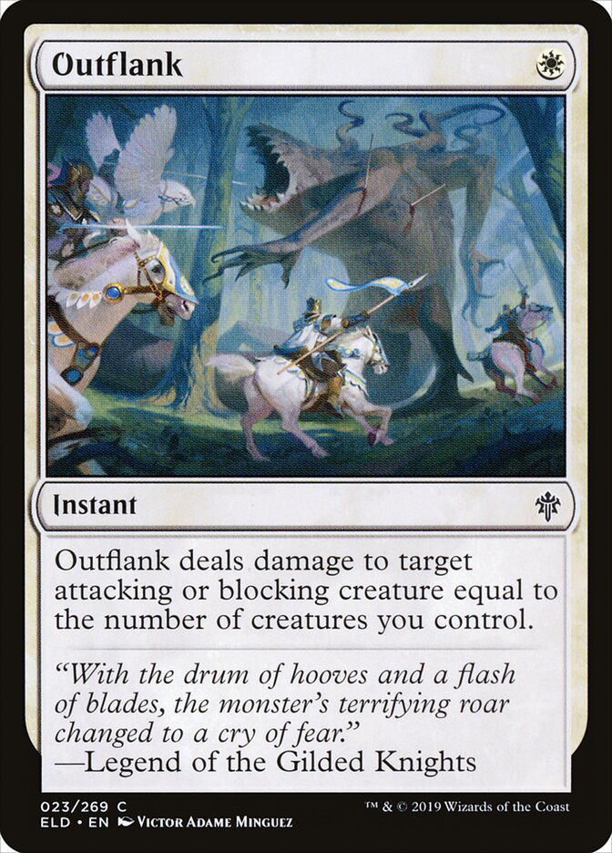 Outflank (23) - Throne of Eldraine (ELD)