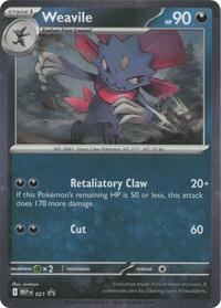 Weavile Cosmos Holo (21) - ME: Mega Evolution Promo (MEP)