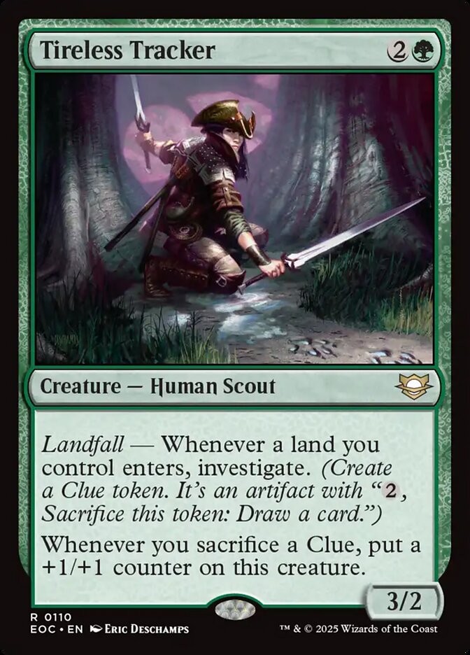 Tireless Tracker (110) - Edge of Eternities Commander (EOC)