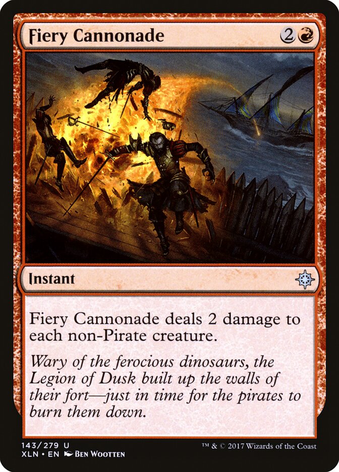 Fiery Cannonade (143) - Ixalan (XLN)