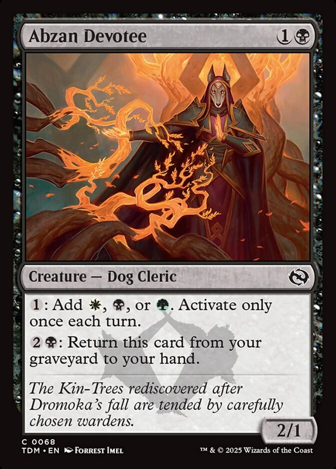 Abzan Devotee (68) - [Foil] Tarkir: Dragonstorm (TDM)