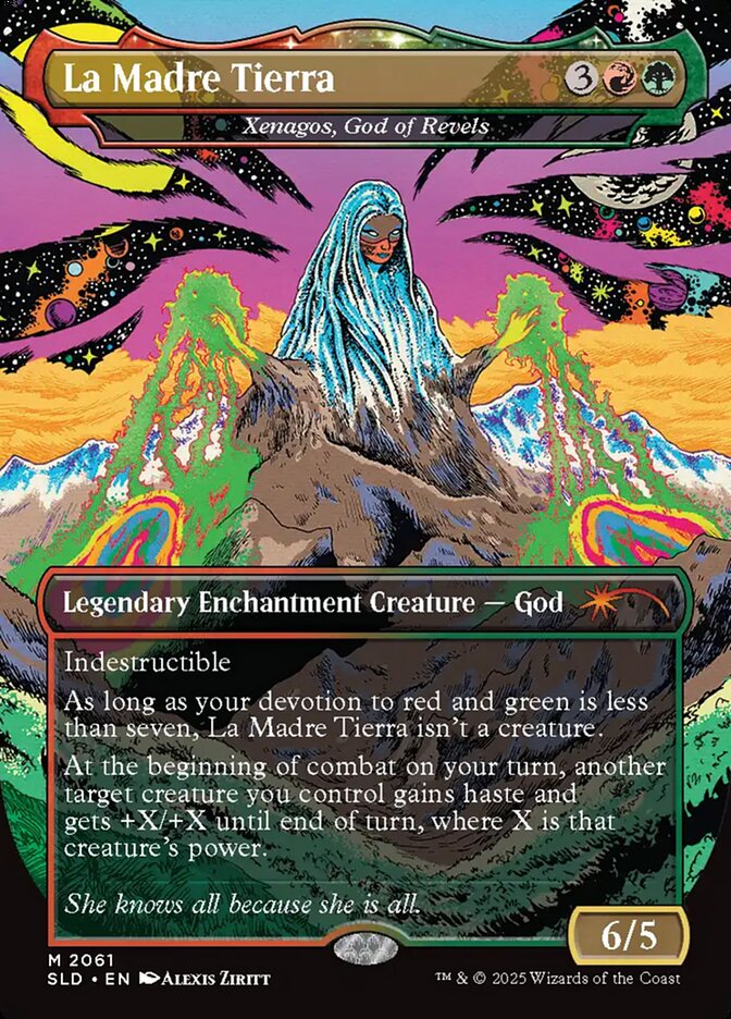 La Madre Tierra - Xenagos, God of Revels (2061) - Secret Lair Drop (SLD)